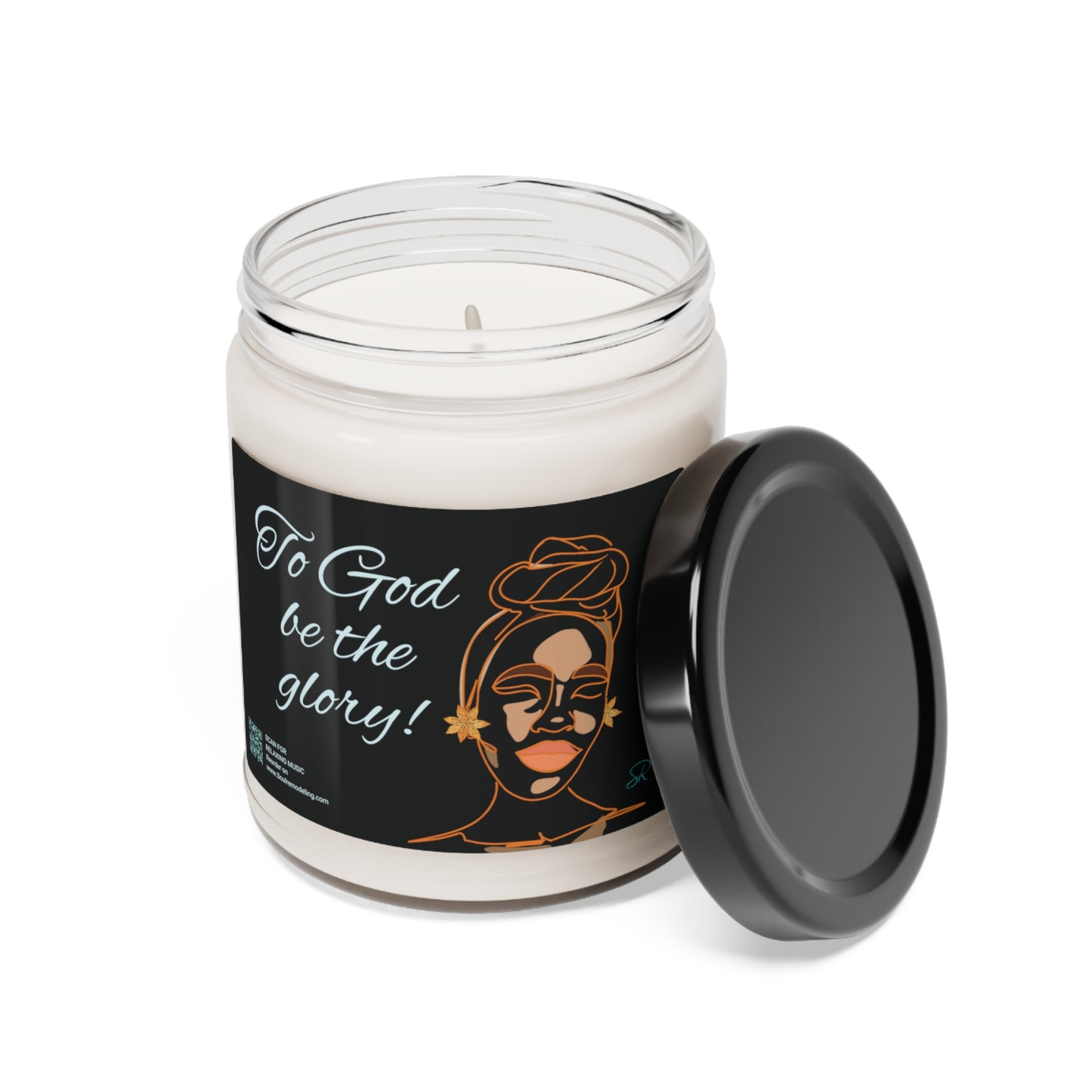 "To God be the glory!" Candle, 9oz