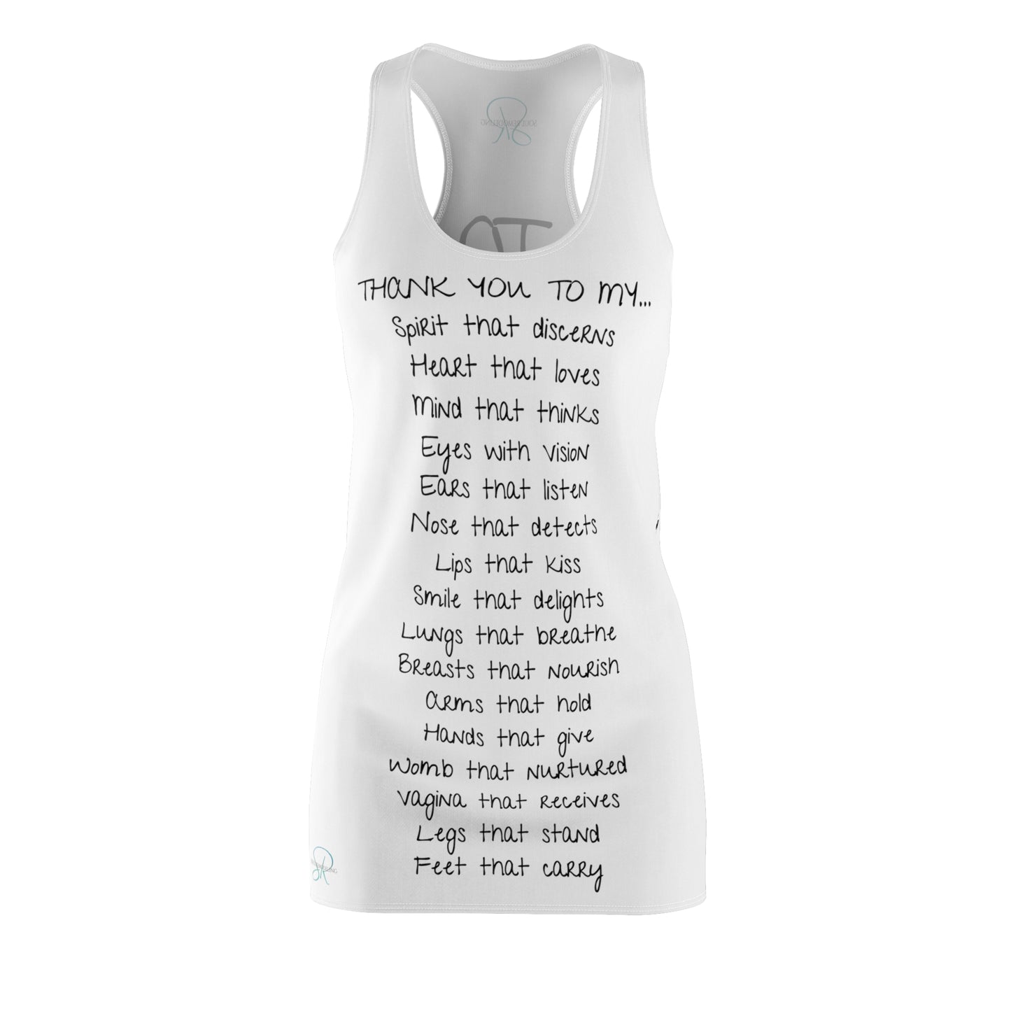 "Thank You to My Body" Dress