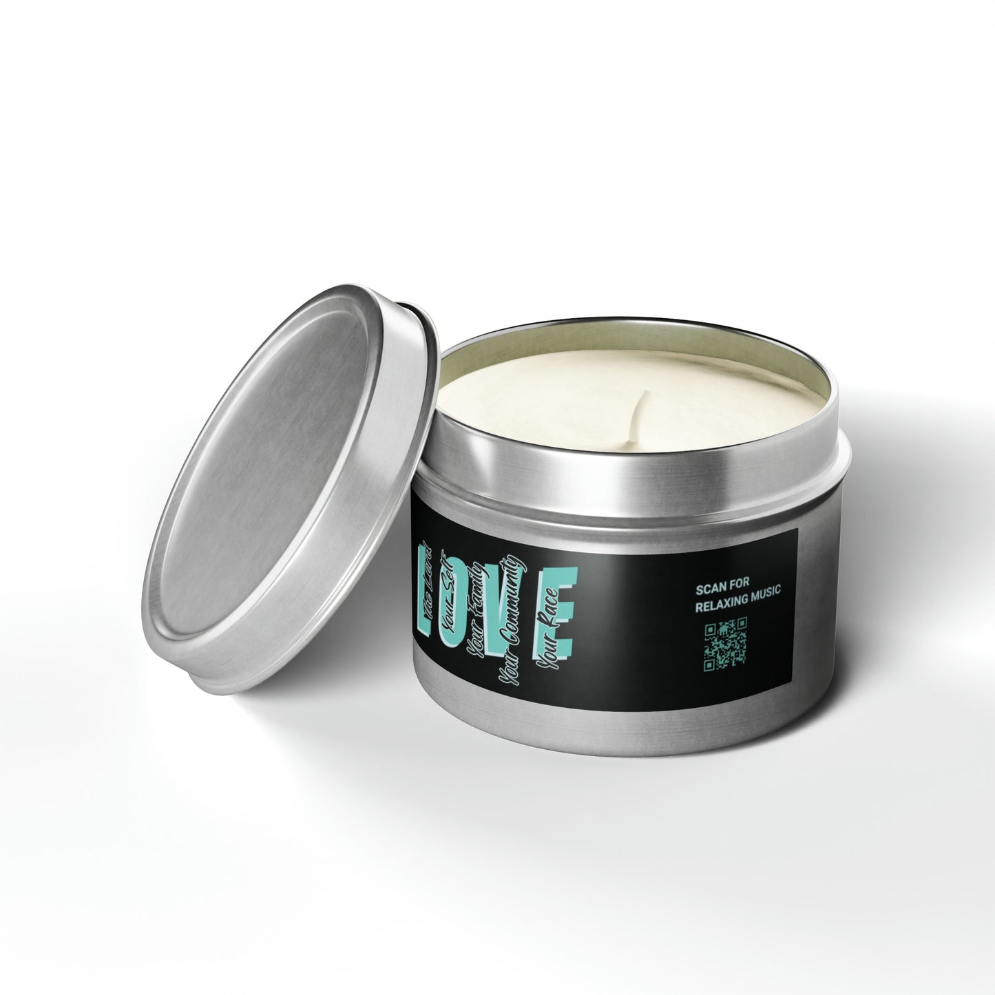 Black Love Day Commemorative Tin Candles