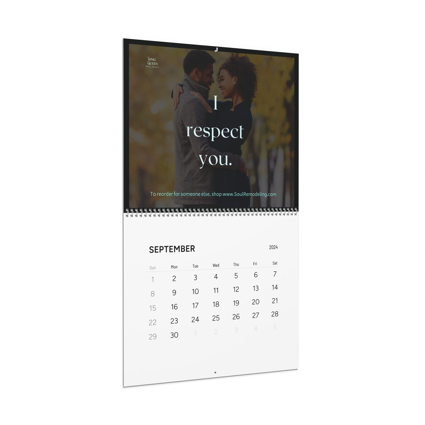 "I Respect You" Wall Calendar 2024