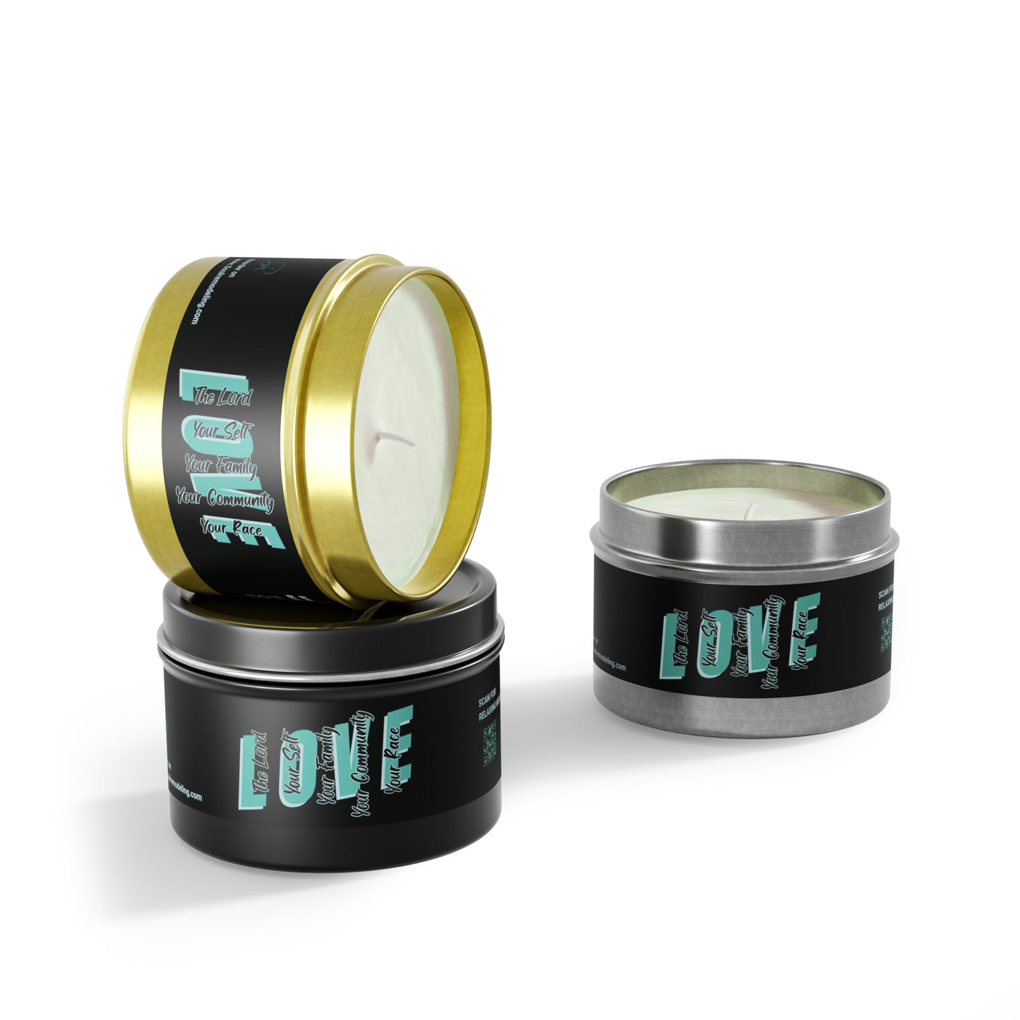 Black Love Day Commemorative Tin Candles