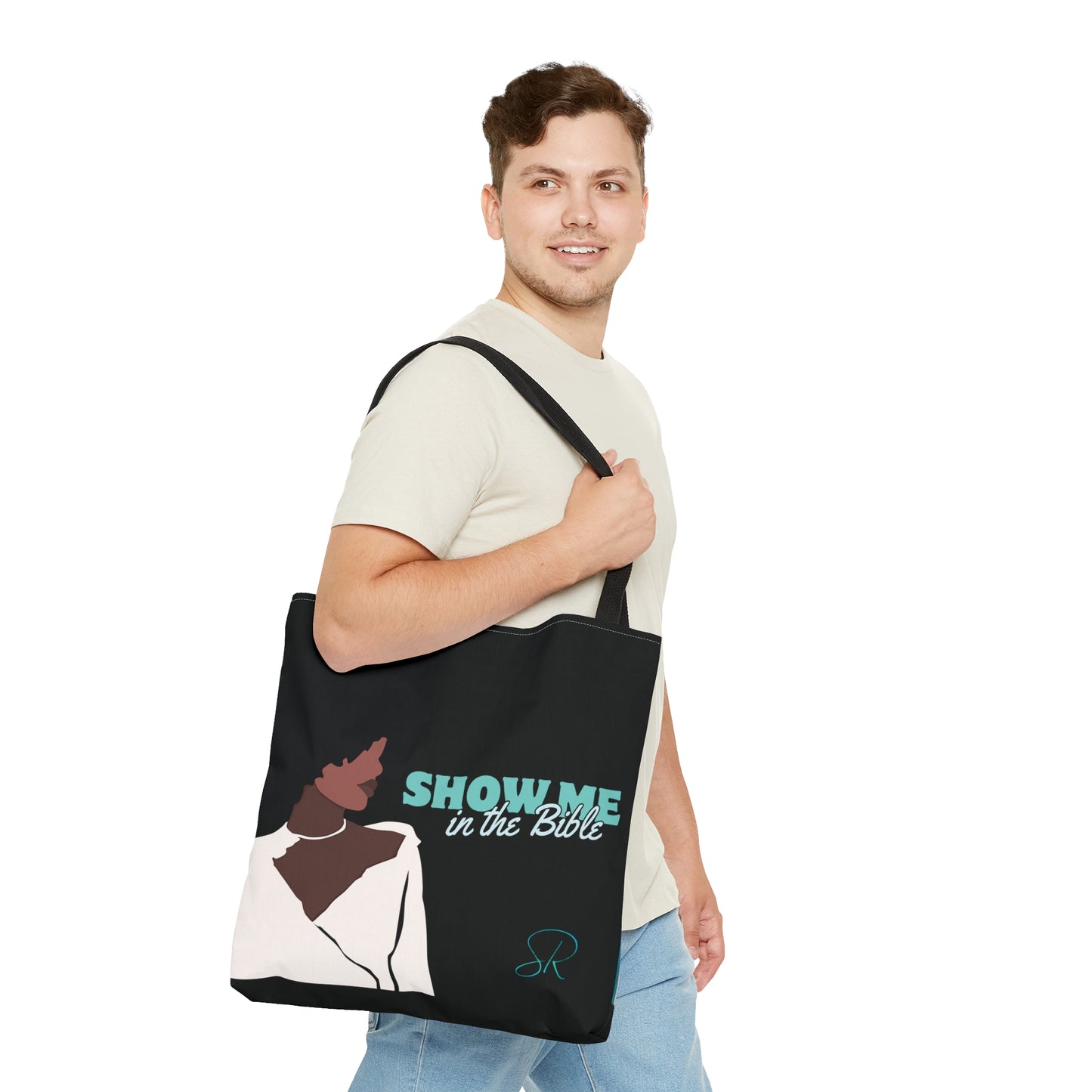 “Show Me in the Bible" Tote Bag