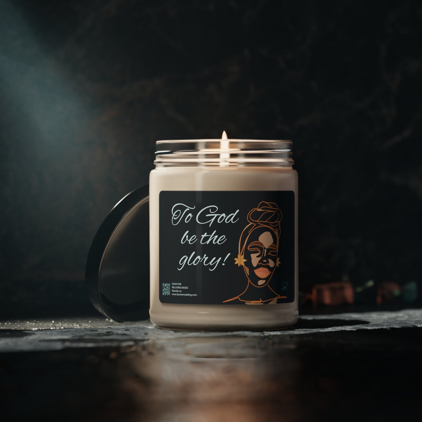 "To God be the glory!" Candle, 9oz