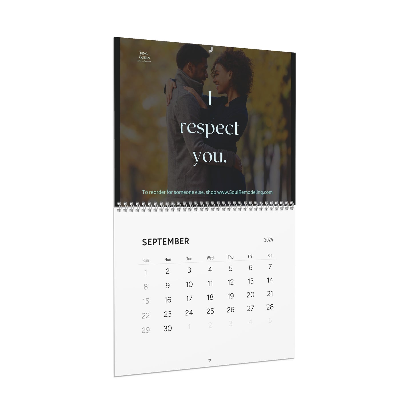 "I Respect You" Wall Calendar 2024