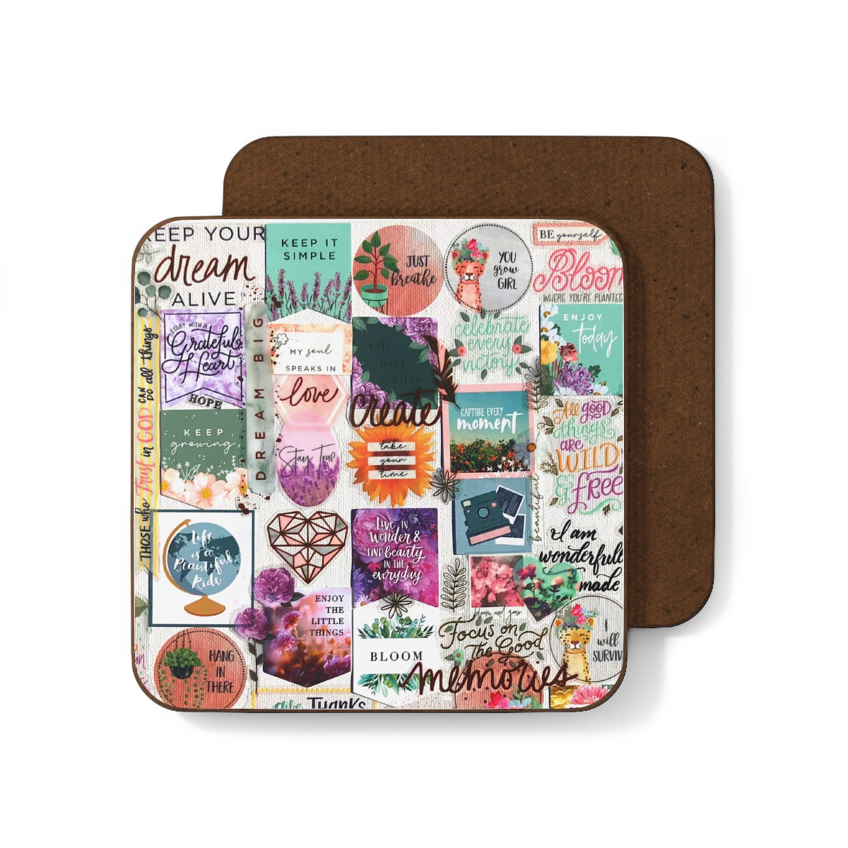 "Keep Your Dream Alive" Intention Board™️ Affirmation Coaster