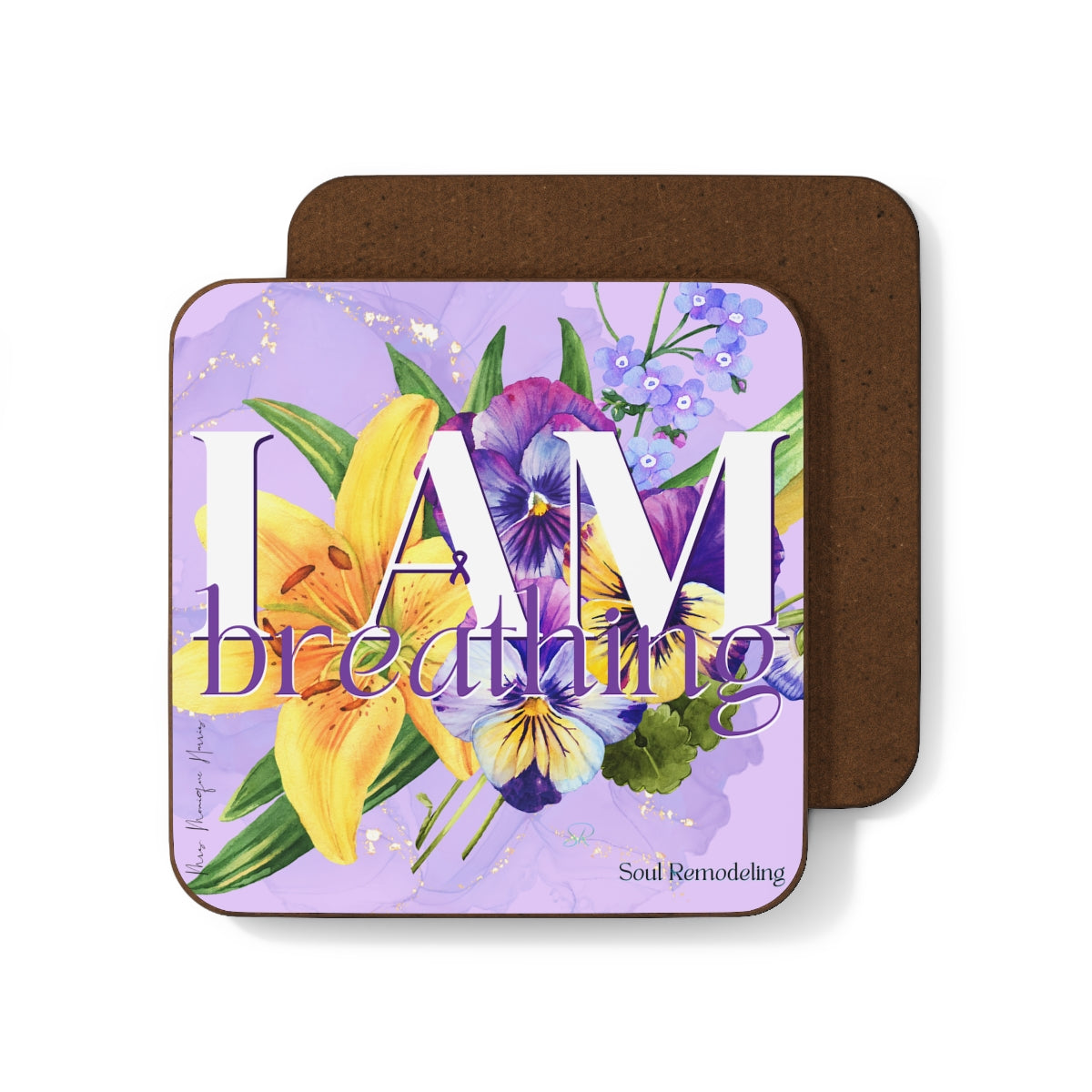 "I Am Breathing" Affirmation Coaster
