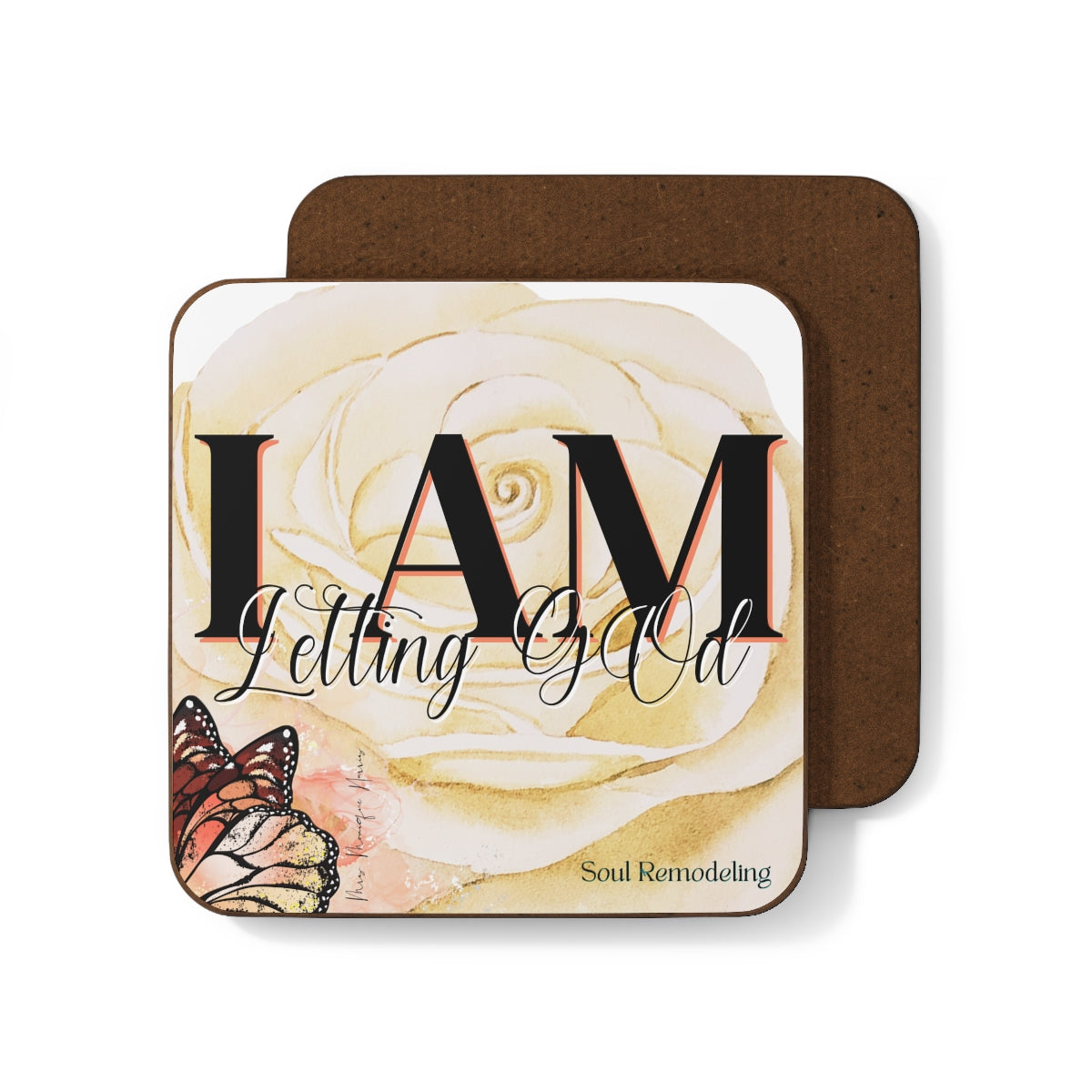 "I Am Letting GOd" Affirmation Coaster